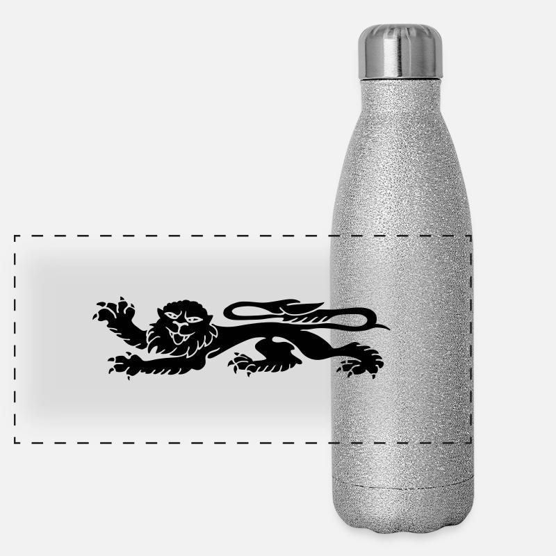 Löw Panorama Glitzer Isolierflasche 500 ml