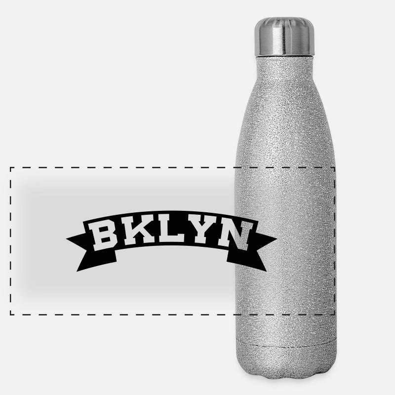 BKLYN / BROOKLYN Panorama Glitzer Isolierflasche 500 ml