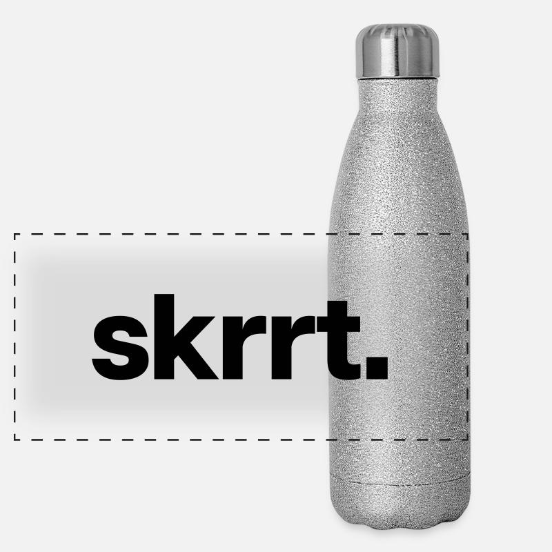 skrrt. Gourde isotherme panoramique pailletée 500 ml