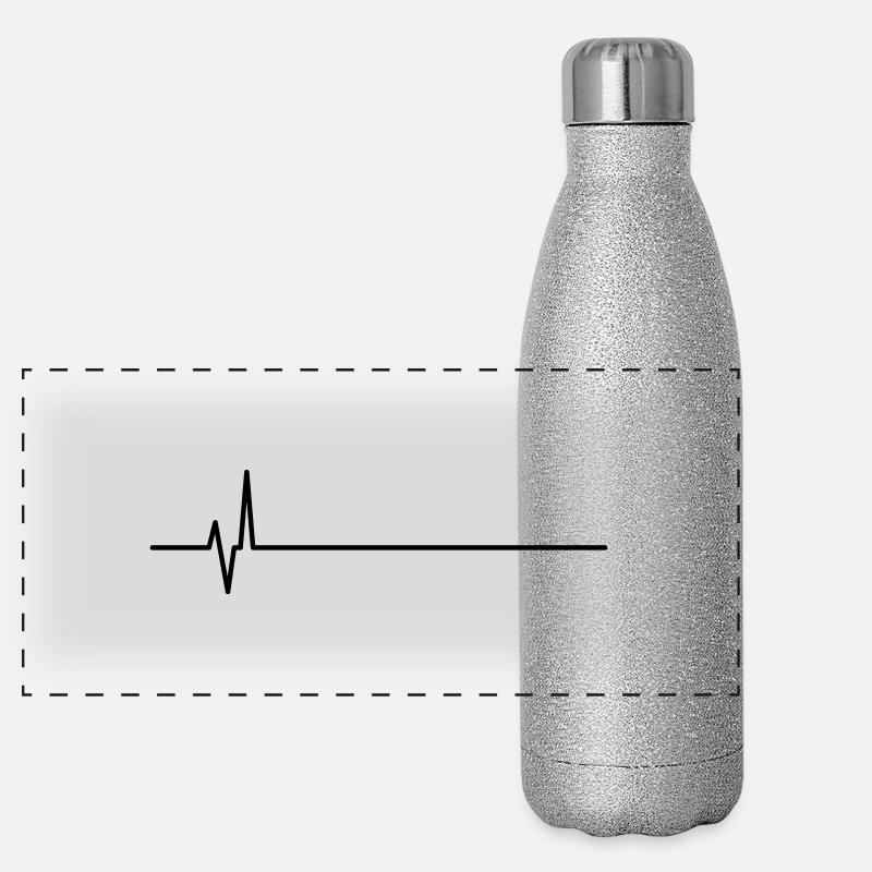 flatline Gourde isotherme panoramique pailletée 500 ml