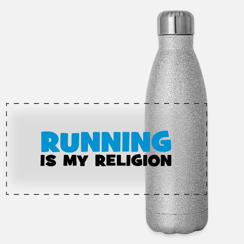 running Panorama Glitzer Isolierflasche 500 ml