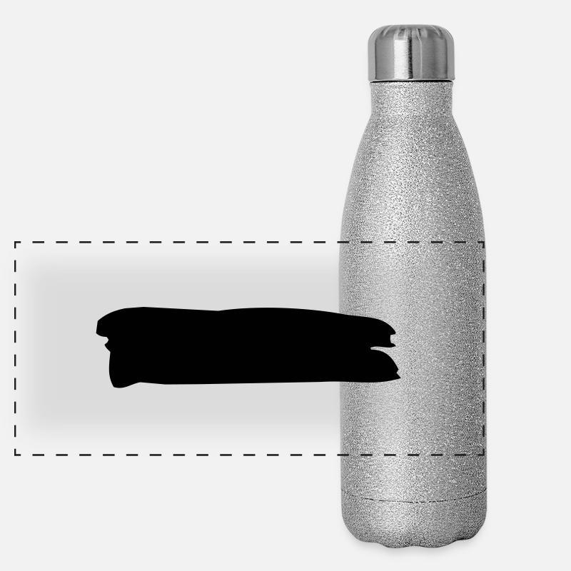 Farbe Panorama Glitzer Isolierflasche 500 ml