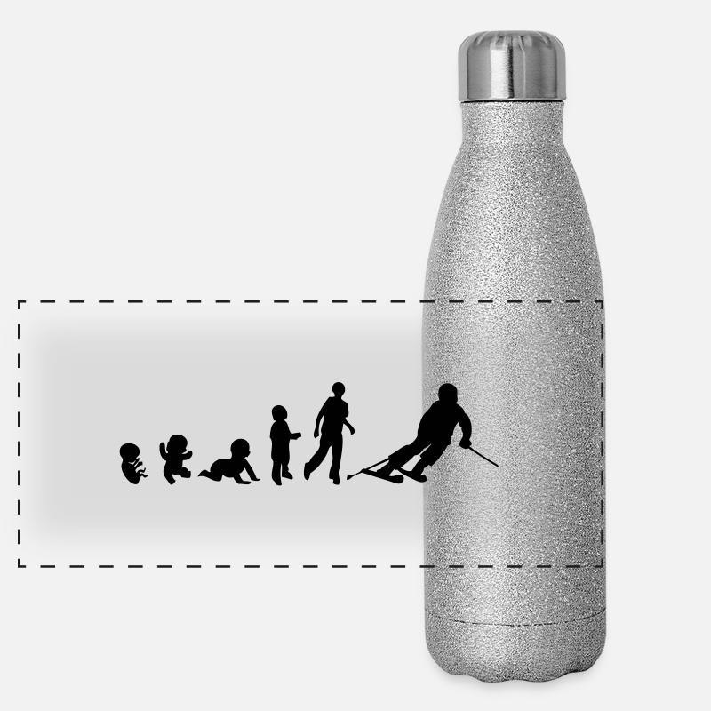 evolution homme human sport ski Gourde isotherme panoramique pailletée 500 ml