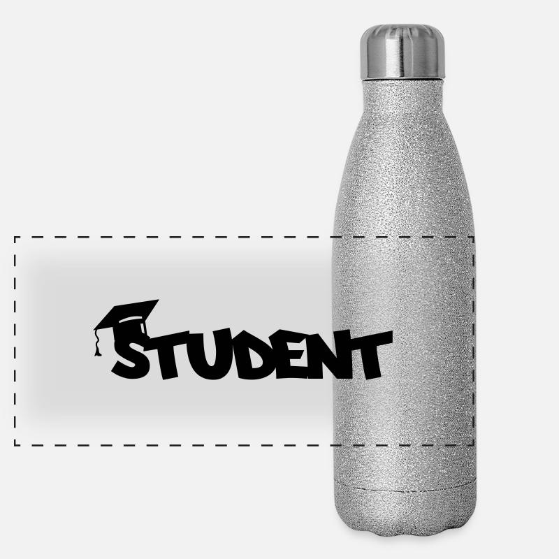 student_hat_1 Panoramic Glitter Thermal Bottle 500 ml