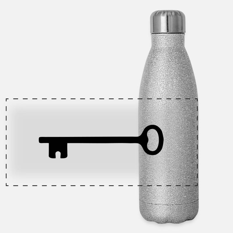 cle clef 2901 Gourde isotherme panoramique pailletée 500 ml