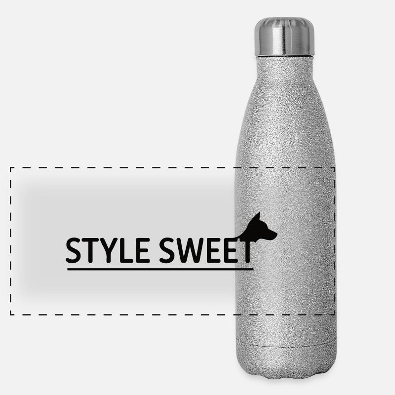 COLLIERS POUR CHIENS Gourde isotherme panoramique pailletée 500 ml