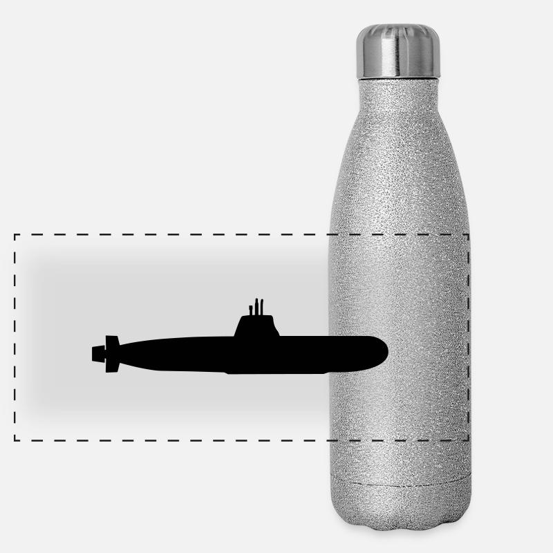 submarine Gourde isotherme panoramique pailletée 500 ml