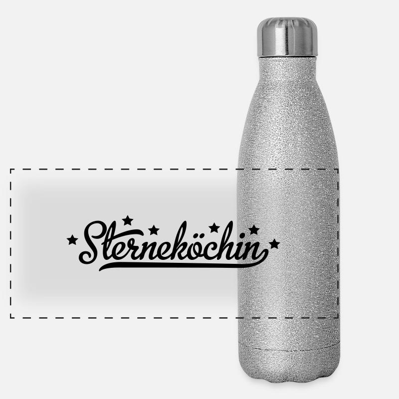 Cuisinier Gourde isotherme panoramique pailletée 500 ml
