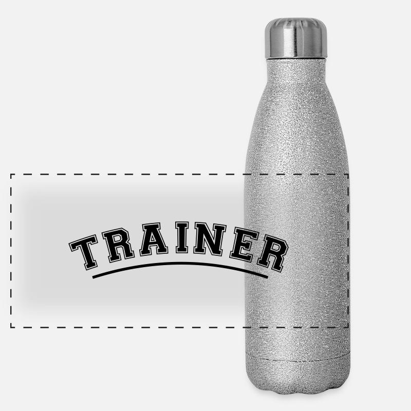 Entraîneur Gourde isotherme panoramique pailletée 500 ml