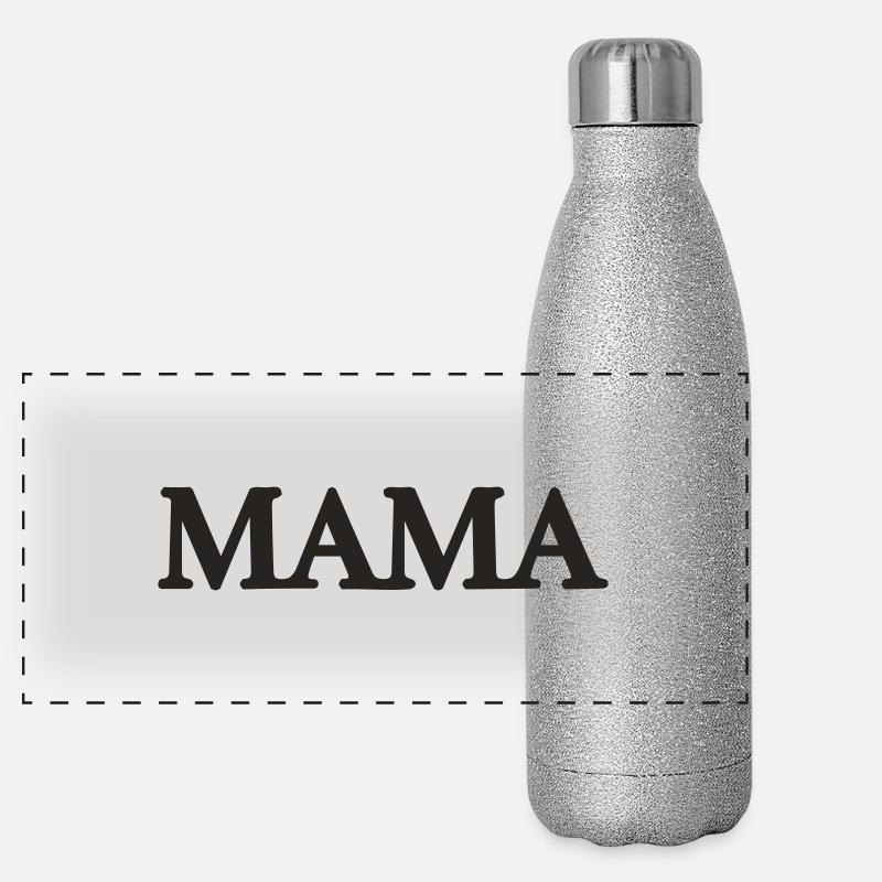 mama (1c) Gourde isotherme panoramique pailletée 500 ml