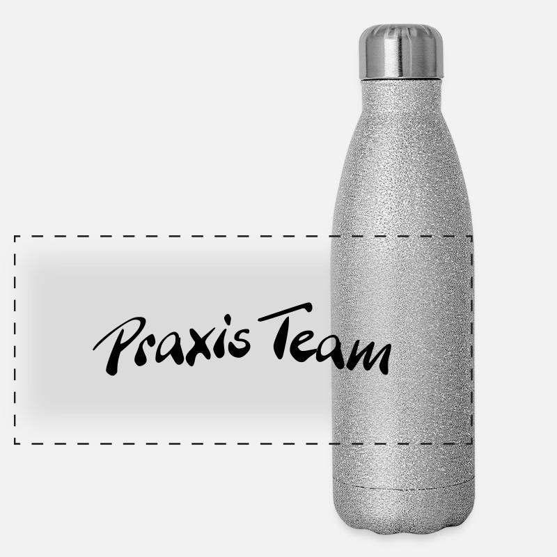 Praxis-Team Panorama Glitzer Isolierflasche 500 ml