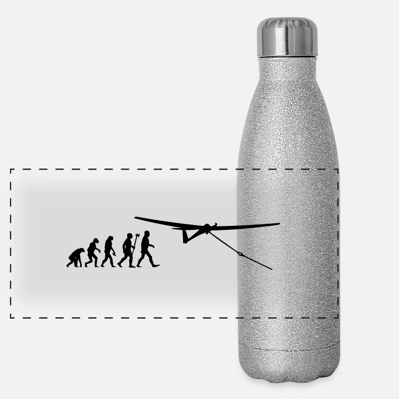 evolution vol à voile Gourde isotherme panoramique pailletée 500 ml