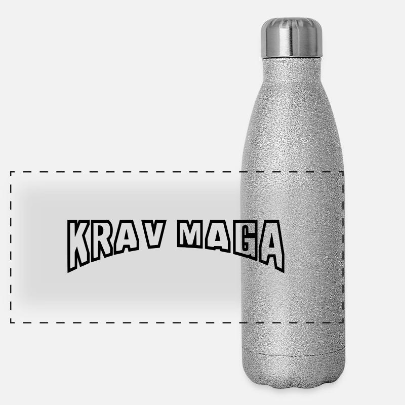 krav maga bow Panoramic Glitter Thermal Bottle 500 ml