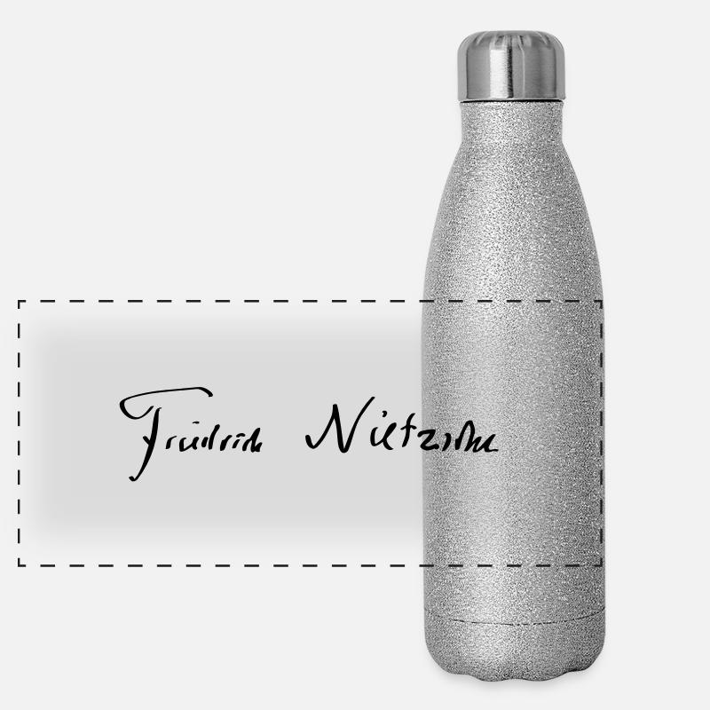 Friedrich Nietzsche Panorama Glitzer Isolierflasche 500 ml