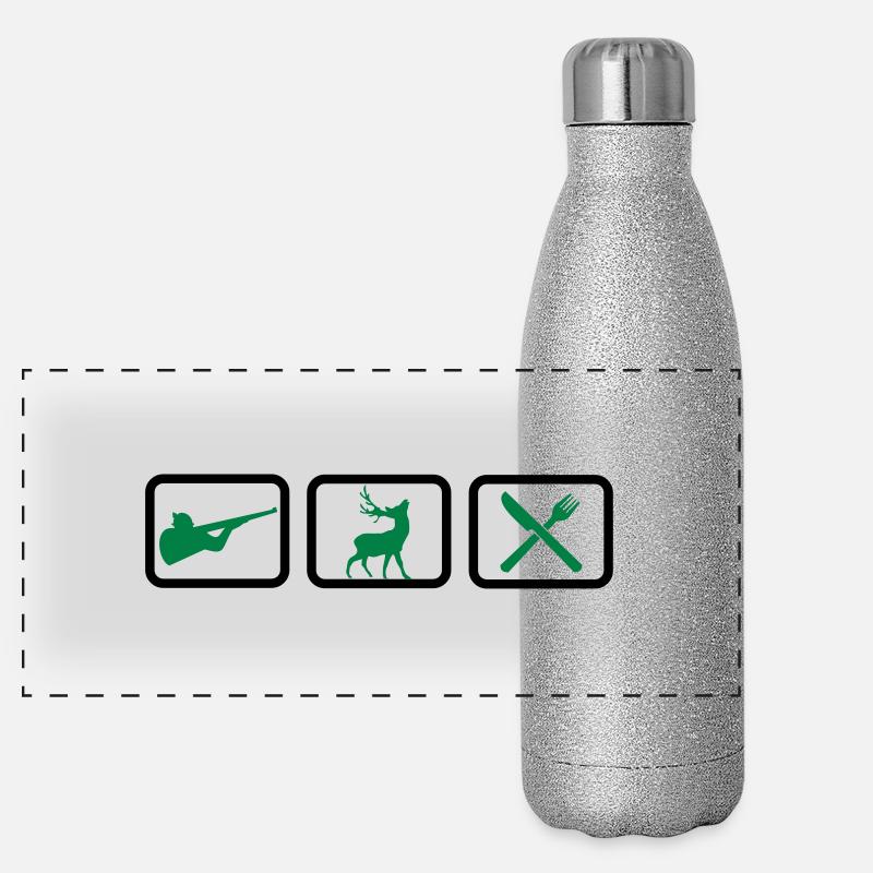 jagd Panorama Glitzer Isolierflasche 500 ml