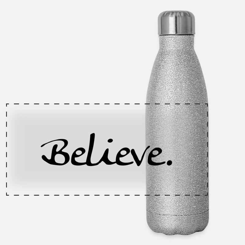believe Panoramic Glitter Thermal Bottle 500 ml