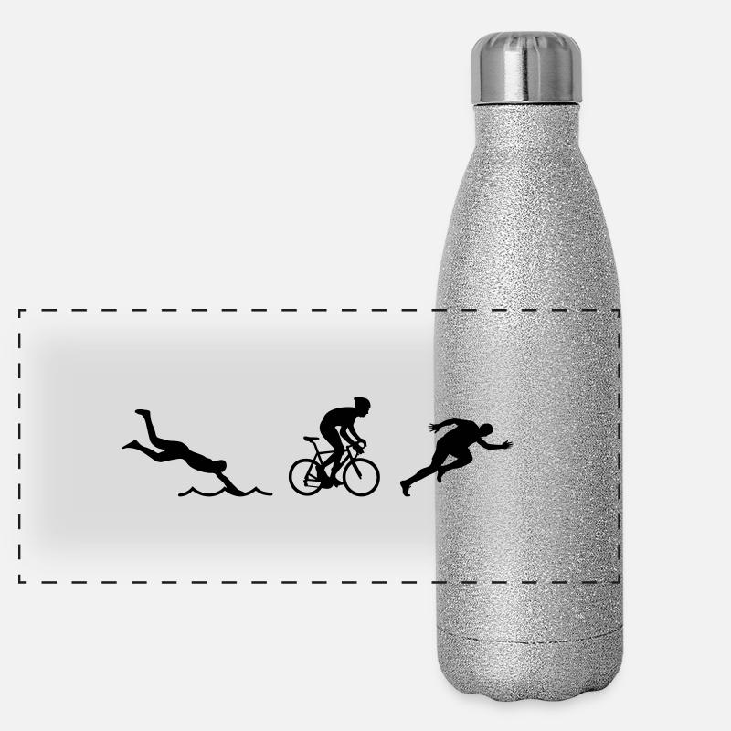triathlon Panoramic Glitter Thermal Bottle 500 ml