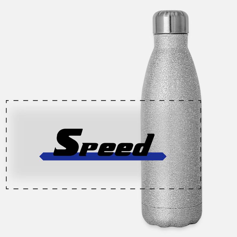 Speed Panorama Glitzer Isolierflasche 500 ml