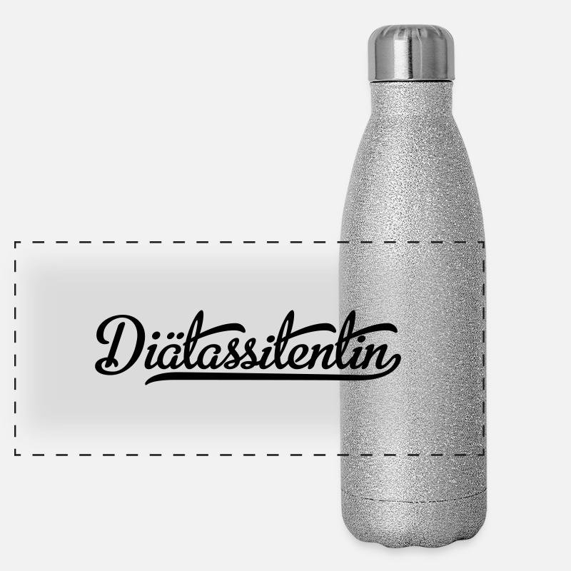 Diätassistentin Panorama Glitzer Isolierflasche 500 ml