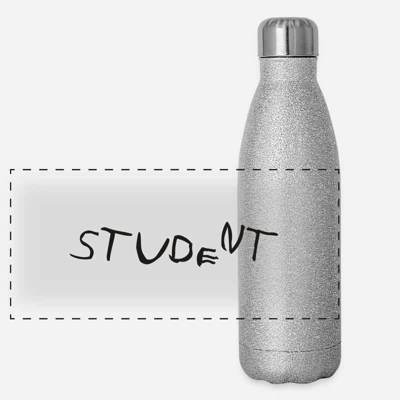 Student Panorama Glitzer Isolierflasche 500 ml
