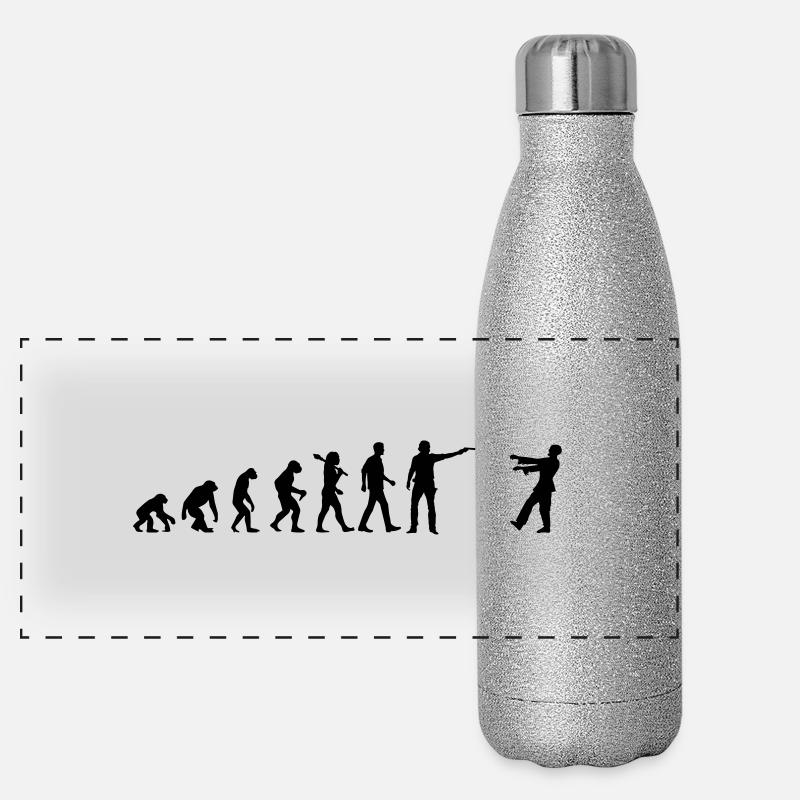 Apokalypse kann kommen Panorama Glitzer Isolierflasche 500 ml