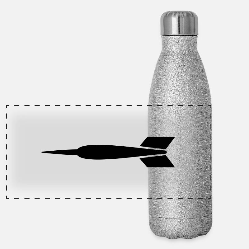 Fléchettes - bar Gourde isotherme panoramique pailletée 500 ml