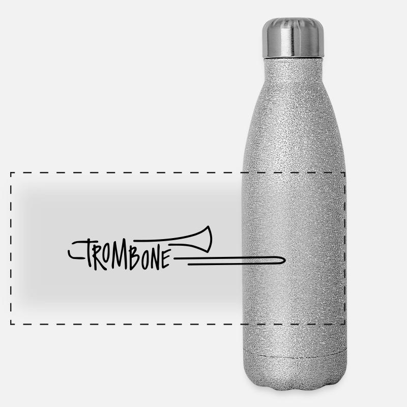 Trombone Panoramic Glitter Thermal Bottle 500 ml