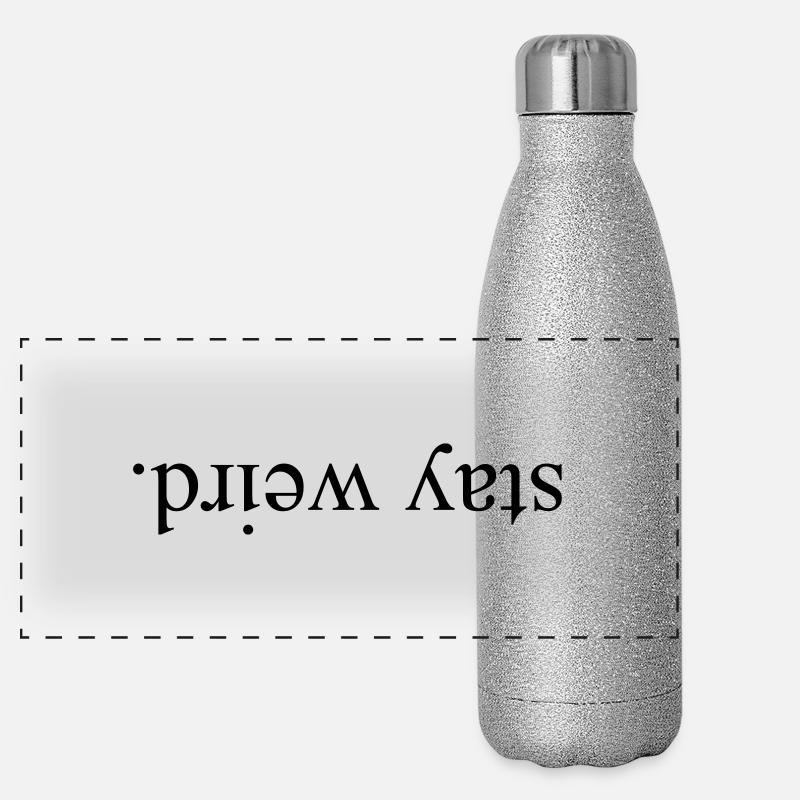 Stay Weird Panoramic Glitter Thermal Bottle 500 ml