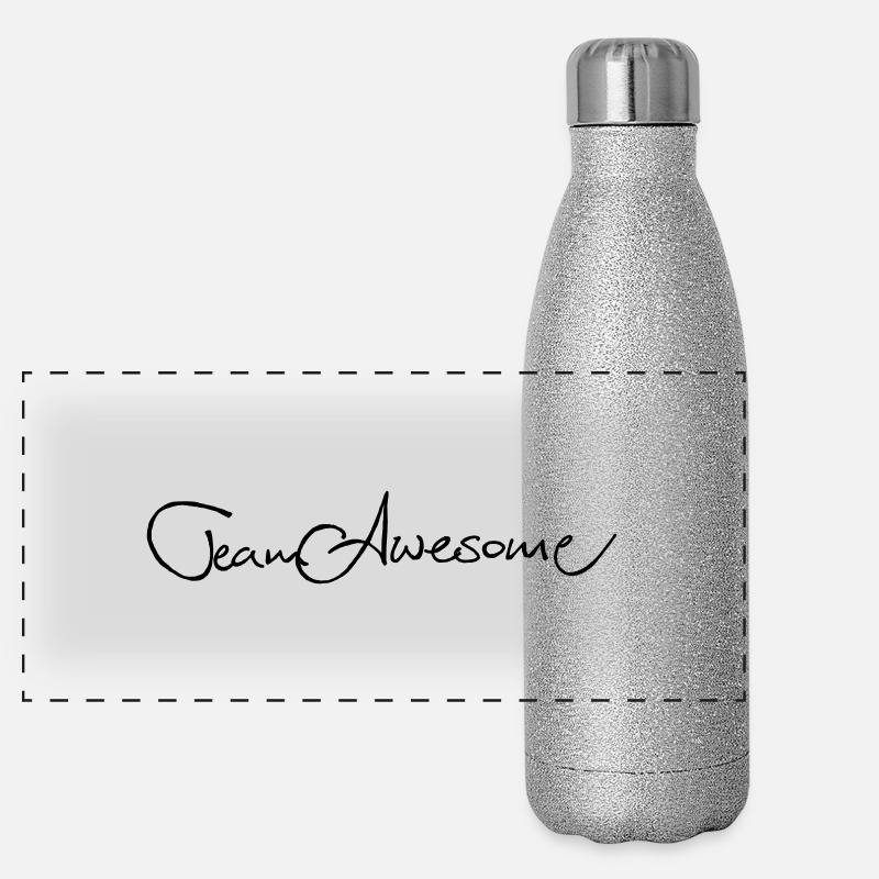 Team Awesome Panorama Glitzer Isolierflasche 500 ml