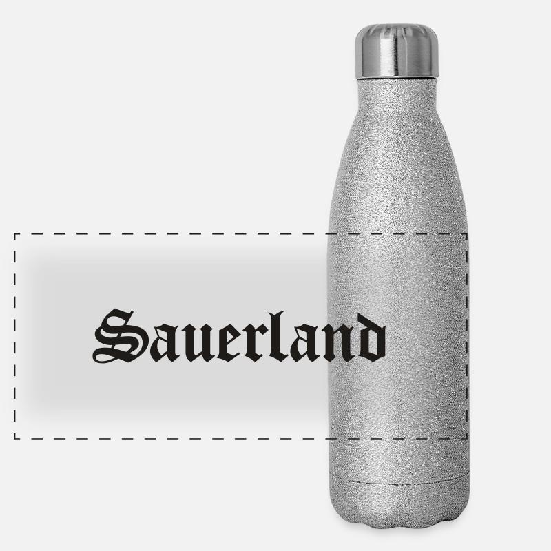 Sauerland Panorama Glitzer Isolierflasche 500 ml