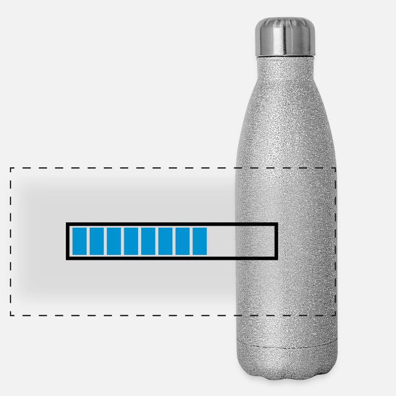barre de chargement (2c) Gourde isotherme panoramique pailletée 500 ml