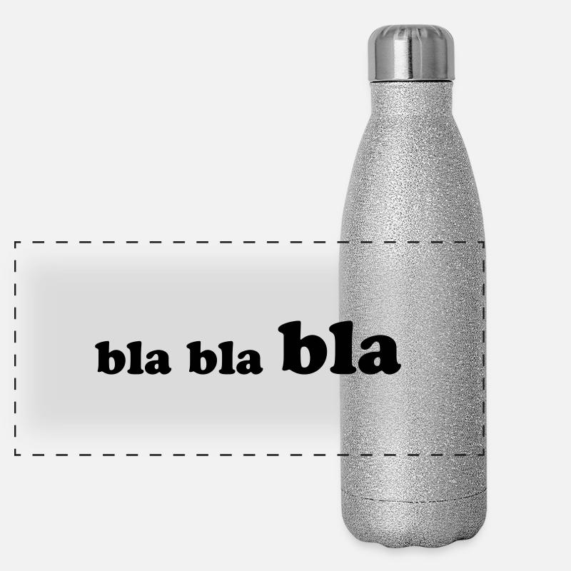bla_bla_bla Panorama Glitzer Isolierflasche 500 ml
