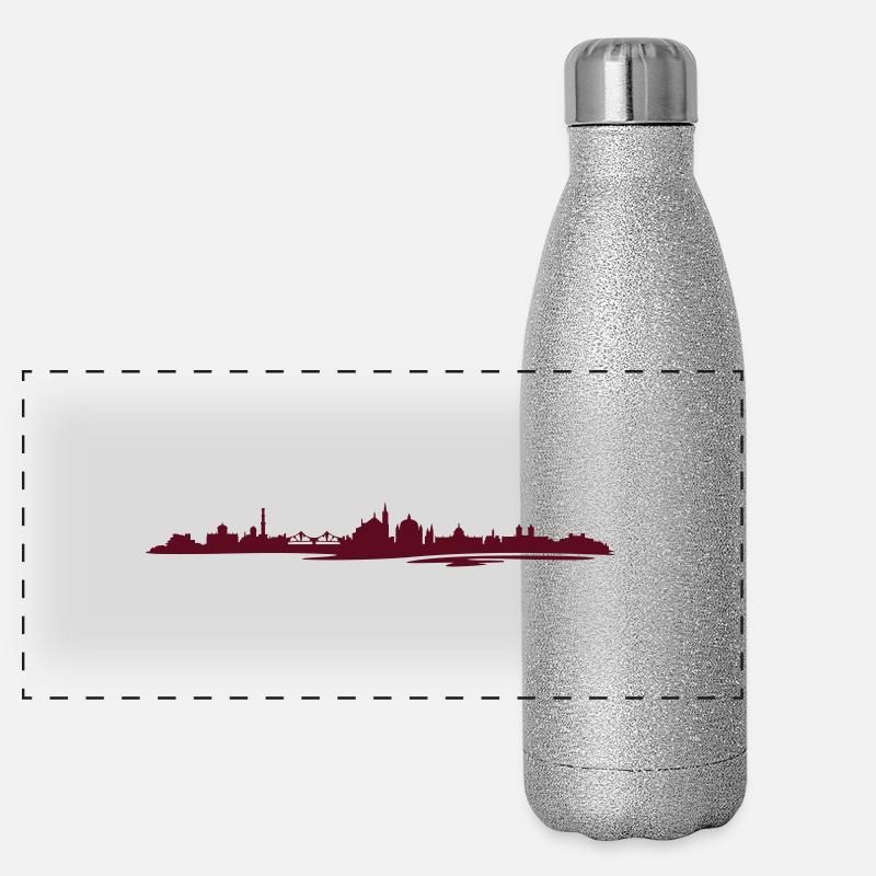 Skyline - Potsdam Panorama Glitzer Isolierflasche 500 ml