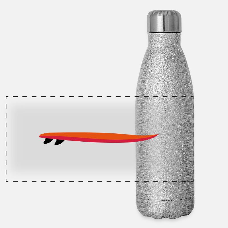 SURFING Panorama Glitzer Isolierflasche 500 ml