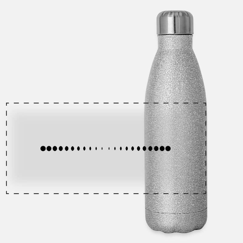 Cool Des Gourde isotherme panoramique pailletée 500 ml
