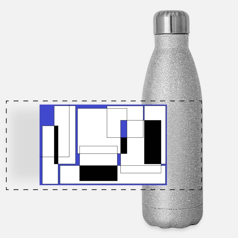 Queen Panorama Glitzer Isolierflasche 500 ml