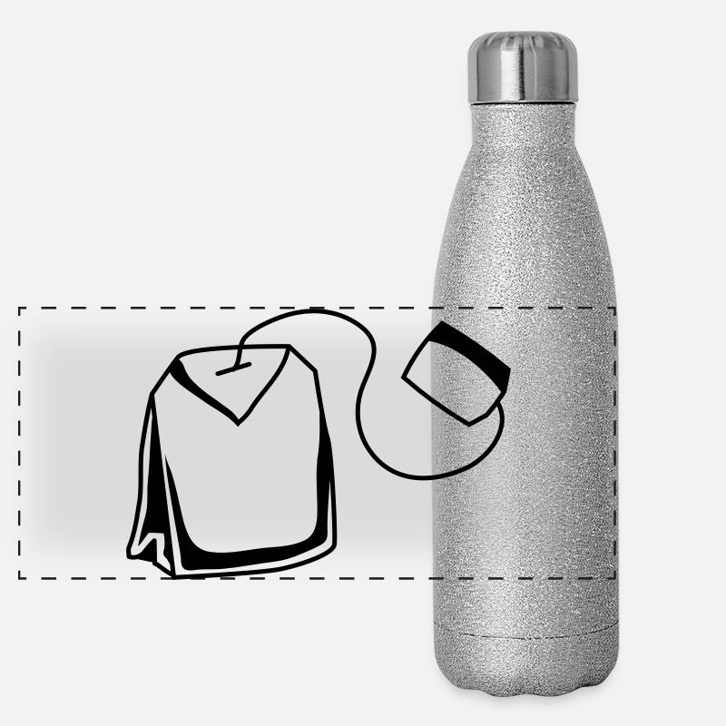 a tea bag for tea lovers Panoramic Glitter Thermal Bottle 500 ml