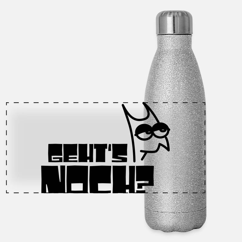 Est-ce encore possible ? Gourde isotherme panoramique pailletée 500 ml