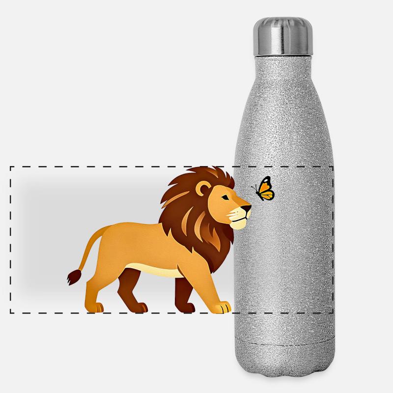 Force douce Gourde isotherme panoramique pailletée 500 ml
