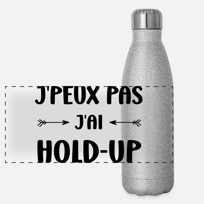 hold up Gourde isotherme panoramique pailletée 500 ml