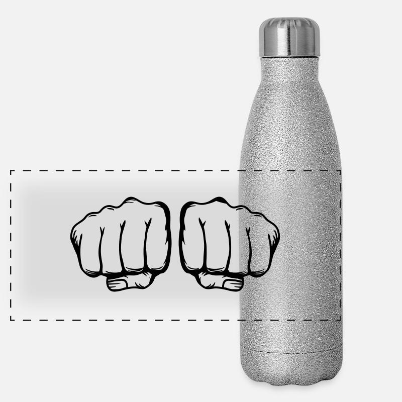 2poing Gourde isotherme panoramique pailletée 500 ml