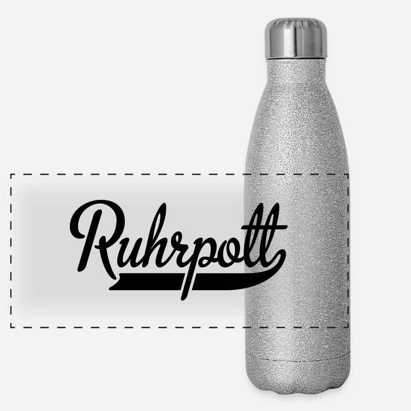 Ruhrpott Panorama Glitzer Isolierflasche 500 ml