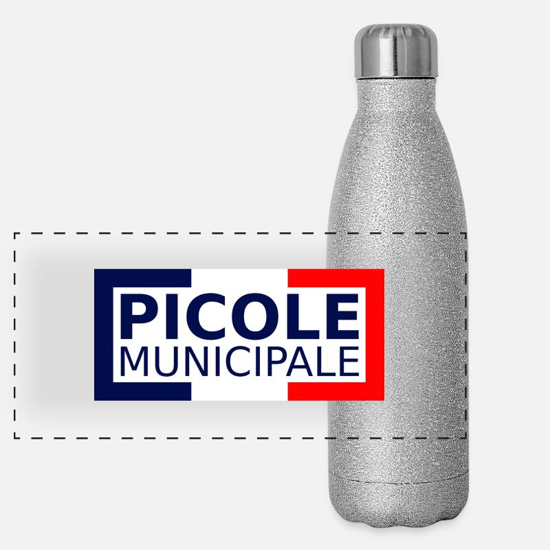 picole municipale Panorama Glitzer Isolierflasche 500 ml