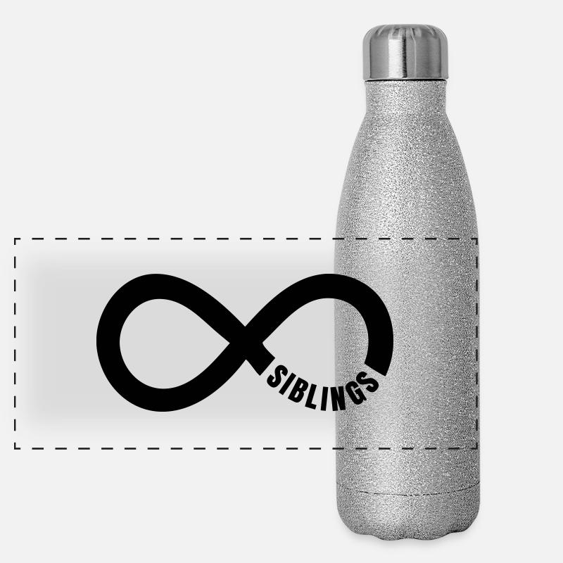 Siblings Unendlichkeit Panorama Glitzer Isolierflasche 500 ml