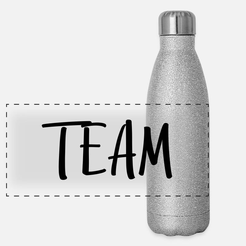 team Panoramic Glitter Thermal Bottle 500 ml