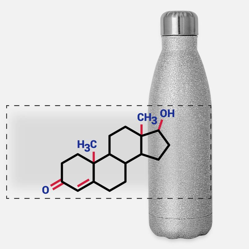 formule de testosterone Gourde isotherme panoramique pailletée 500 ml
