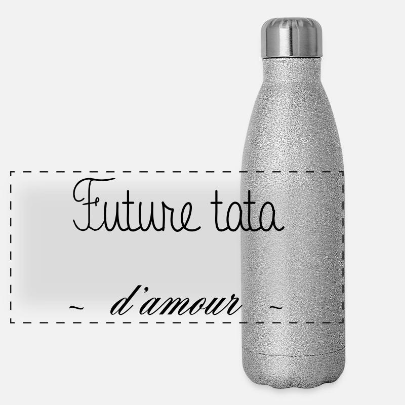 FUTURE TATA D AMOUR Gourde isotherme panoramique pailletée 500 ml
