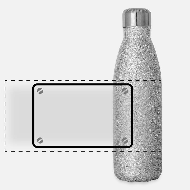 Shield frame Panoramic Glitter Thermal Bottle 500 ml
