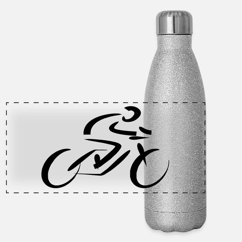 cycling Panoramic Glitter Thermal Bottle 500 ml