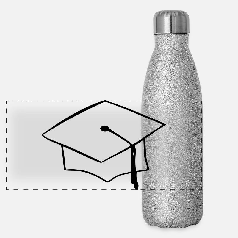 Chapeau de fin d’année Gourde isotherme panoramique pailletée 500 ml